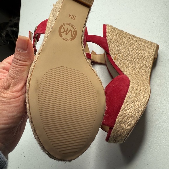 Michael Kors Women's Red Sandals - Picture 4 of 7